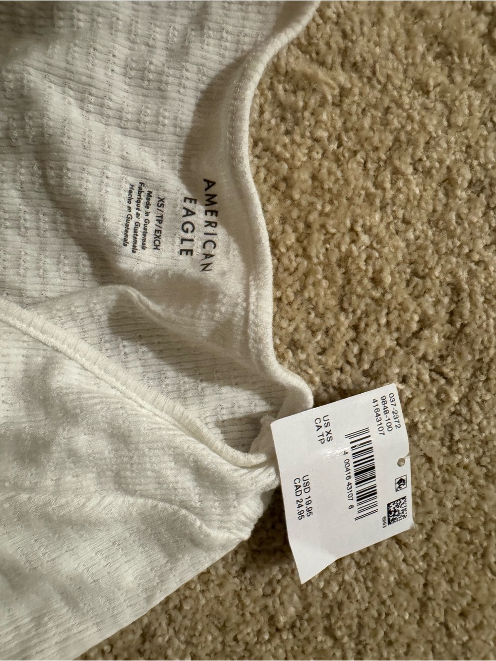 NWT American Eagle baby tee XS- fitted